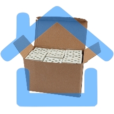 Клемма керамическая винтовая 16 мм² 3 пары контактов с крепежным отверстием Rexant (45 шт./уп.)