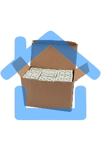 Клемма керамическая винтовая 16 мм² 3 пары контактов с крепежным отверстием Rexant (45 шт./уп.)