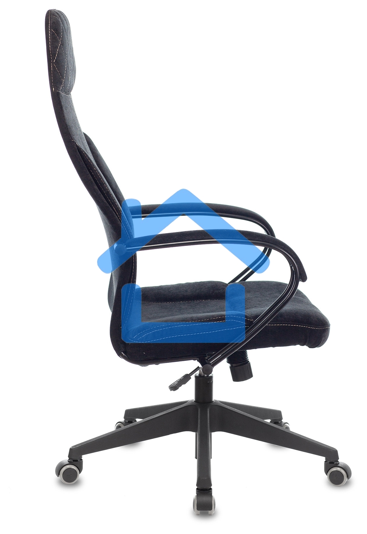 Кресло руководителя Бюрократ CH-608 Fabric черный Light-20 крестовина пластик