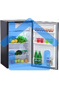 Холодильник Nordfrost NR 403 B черный матовый однокамерный 100/11л морозилка сверху