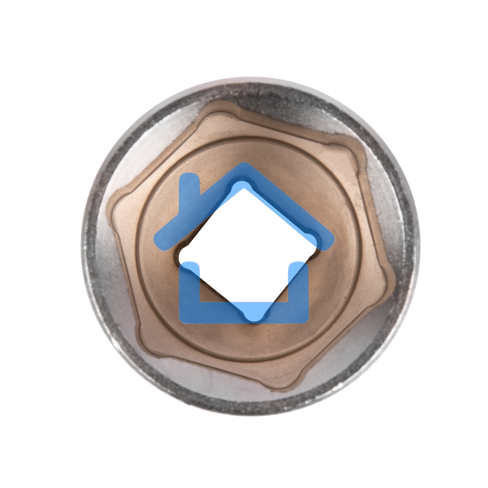 Головка Matrix торцевая 30мм 6-гранная crv под квадрат 1/2'' хромированная