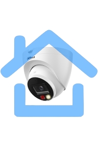 Видеокамера Dahua DH-IPC-HDW2449TP-S-IL-0360B уличная купольная IP-видеокамера 4Мп 1/2.7” CMOS объектив 3.6мм