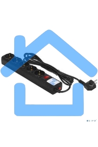 Сетевой фильтр Powercube SPG5-С3 3м (5 розеток) черный (коробка)