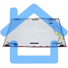 Крышка матрицы для Asus X509 красная