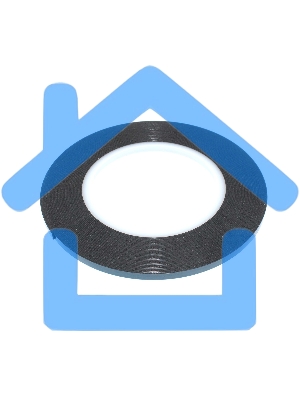 Скотч двусторонний черный вспененный для ТВ матриц 0,86 мм ширина 5 мм 10 м