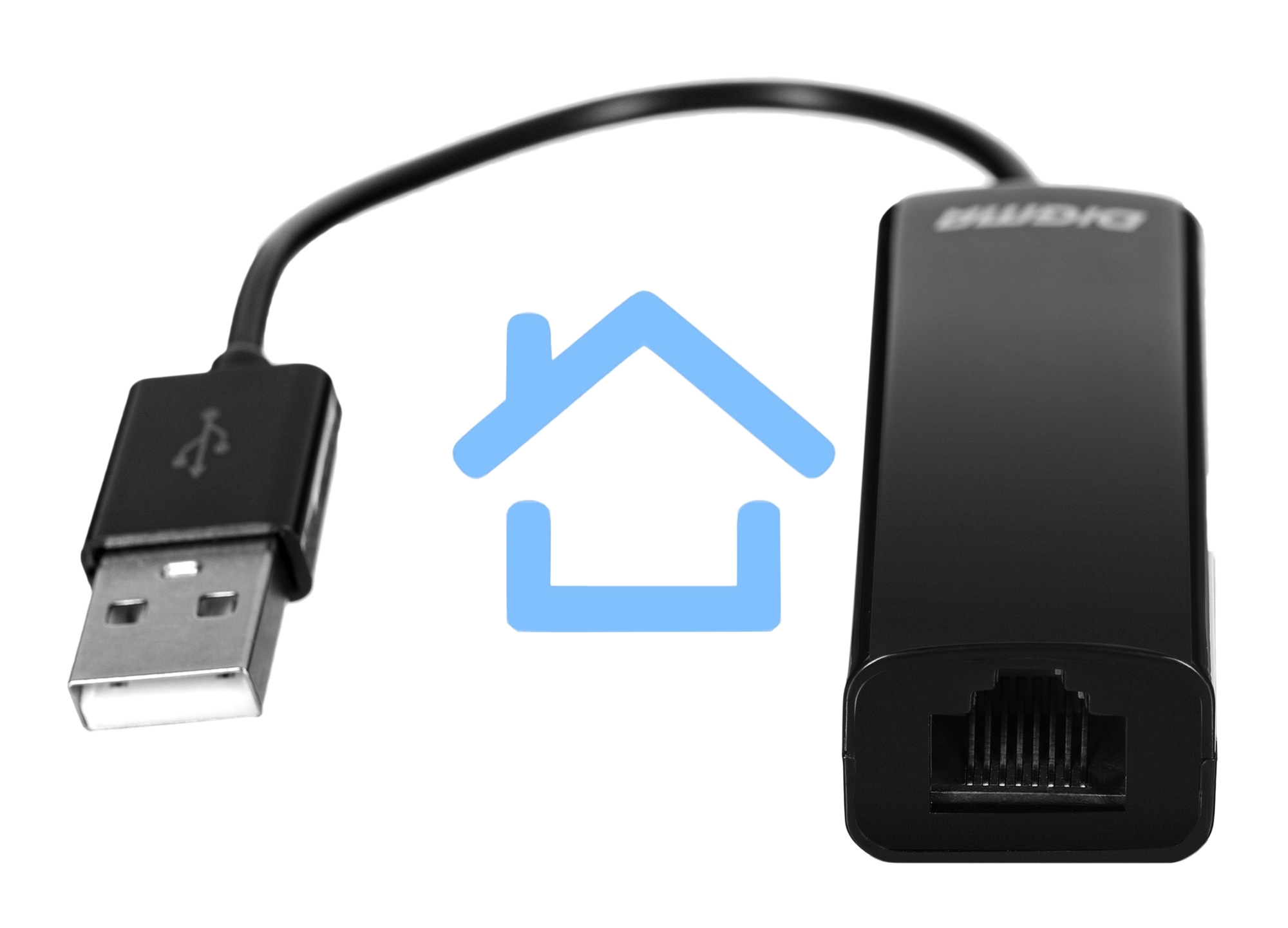Сетевой адаптер Digma D-USB2-LAN100 Net Adapter Ethernet USB 2.0 (pack:1pcs)