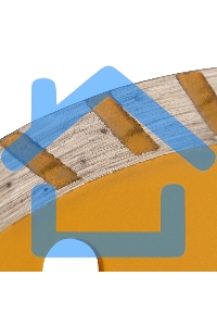 Диск алмазный отрезной Denzel ф125 х 22,2 мм, турбо, сухое резание