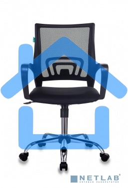 Кресло компьютерное Бюрократ CH-695N/SL/BLACK спинка сетка черный TW-01, сиденье черный TW-11, крестовина хром