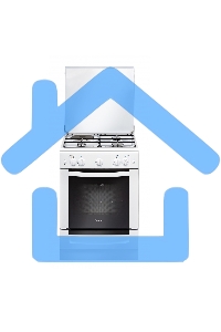 Плита комбинированная Gefest ПГЭ 6110-01 белый, конфорок 3 газовых и 1 электрическая, духовка 52 л, 60 см x 85 см x 60 см