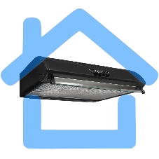 Вытяжка подвесная Gefest ВО 2501 К41 черный, 50 см, 300 куб. м/ч, 75 дБ