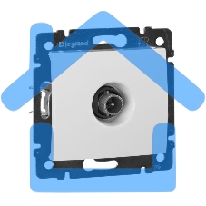 Розетка TV Valena звезда 1,5Дб 2400МГц (белая)