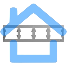 Рамка 4-м Glossa горизонт. алюм. SchE GSL000304