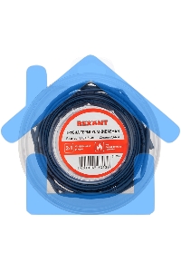 Трубка термоусаживаемая 3.0/1.5мм синяя. ролик 2.44м Rexant 29-0005