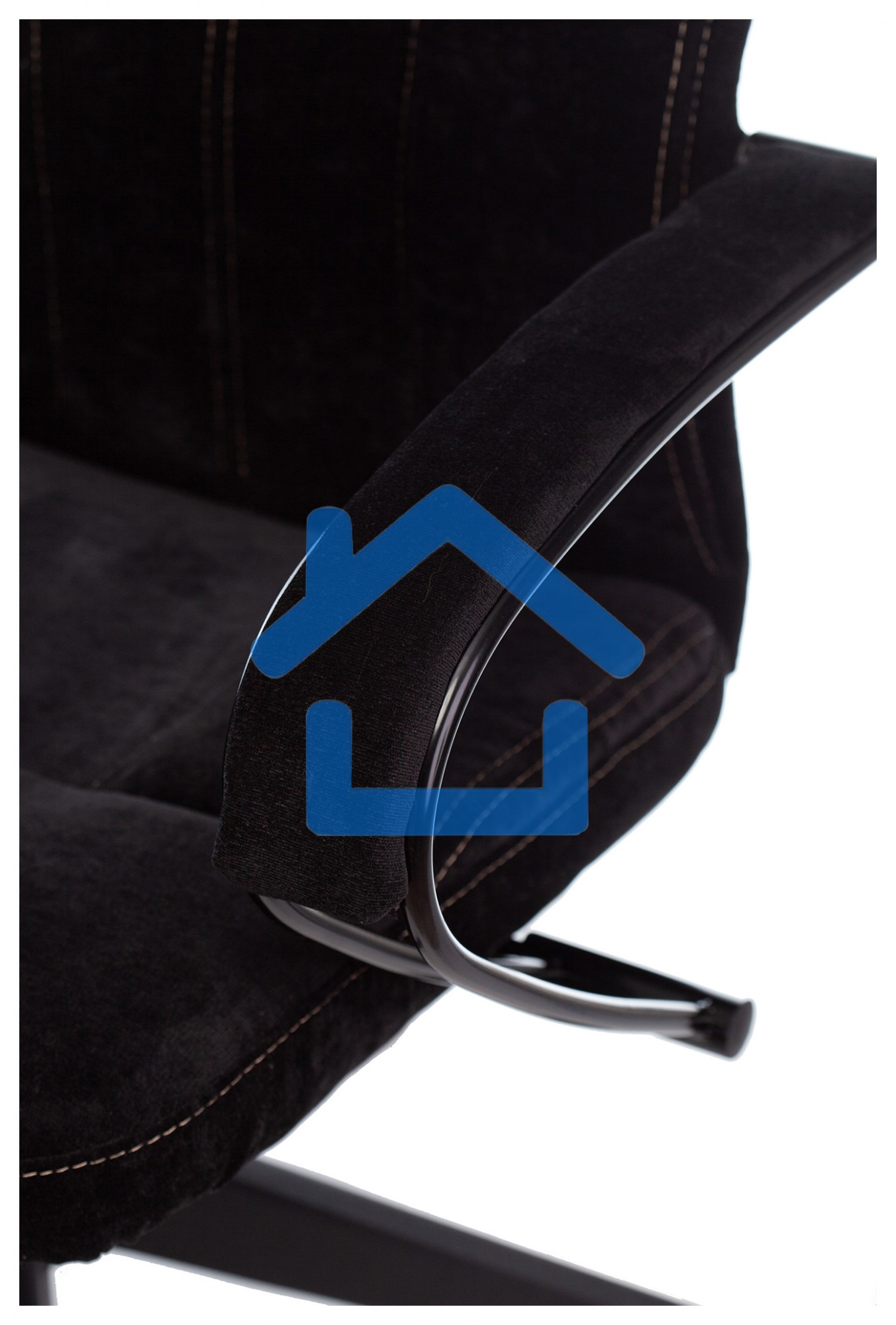 Кресло руководителя Бюрократ CH-608 Fabric черный Light-20 крестовина пластик