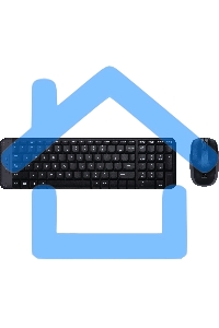 Комплект клавиатура + мышь Logitech MK220 клав:черный мышь:черный USB беспроводная