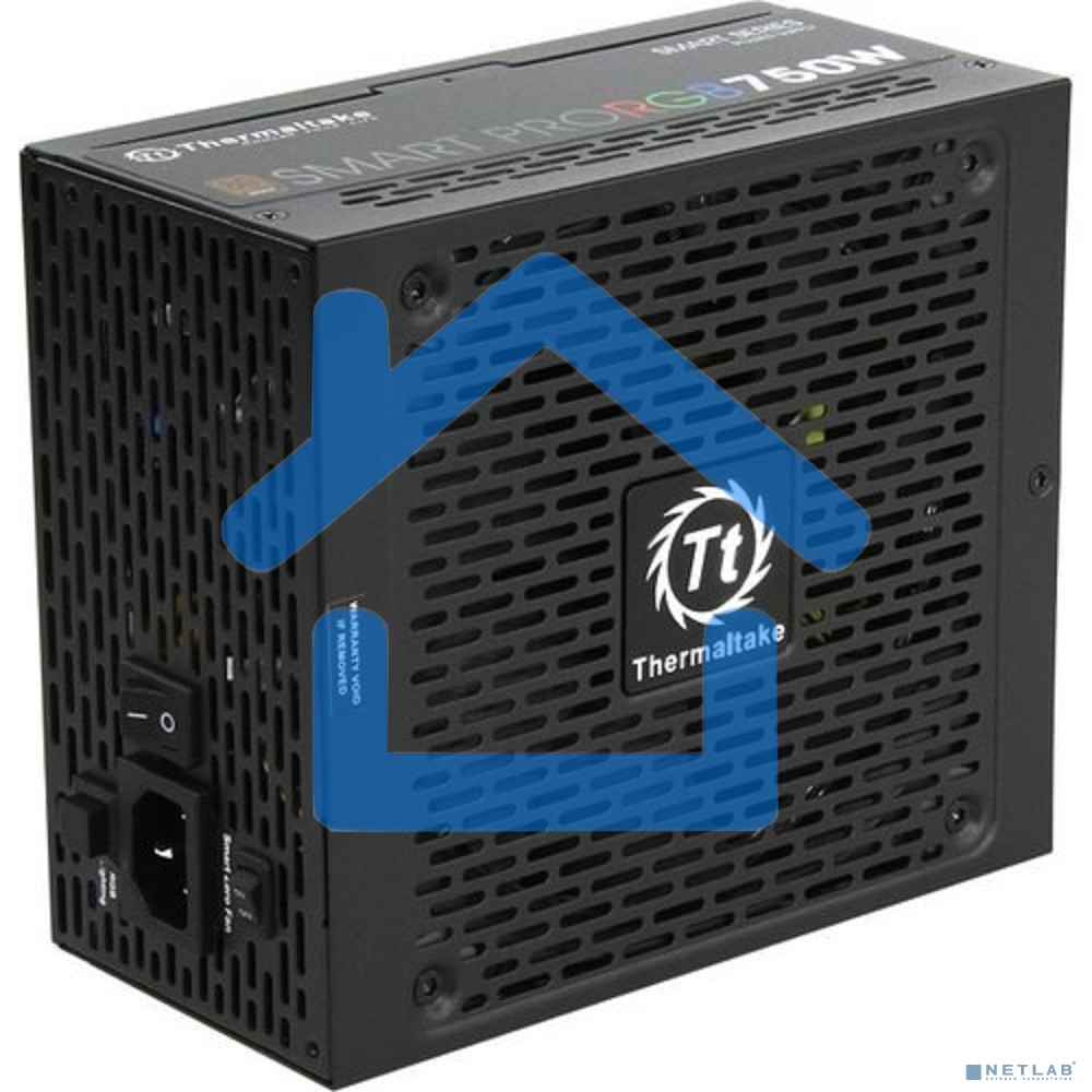 Блок питания Thermaltake Smart Pro RGb (PS-SPR-0750FPCBEU-R), 750Вт, 80 PLUS Bronze, 140мм, модульный, черный