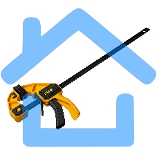 Струбцина Denzel F-образная, быстрозажимная, 450 х 80 мм, усиленный нейлоновый корпус