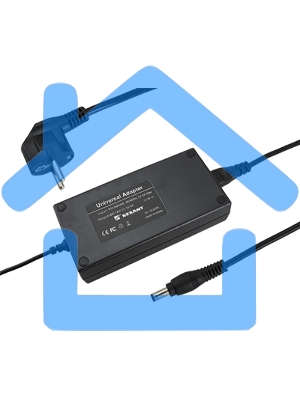 Источник питания 110-220 V AC/12 V DC 12,5 А 150 W с DC разъемом подключения 5.5х2.1, без влагозащиты (IP23)