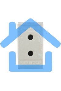 Клемма керамическая винтовая 16 мм² 3 пары контактов с крепежным отверстием Rexant (45 шт./уп.)