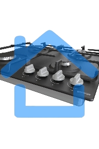 Газовая варочная панель Gorenje G641EXB