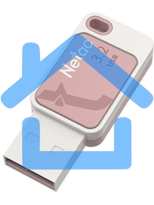 Флешка USB Netac 64 Gb UA31 NT03UA31N-064G-20PK USB 2.0, розовый