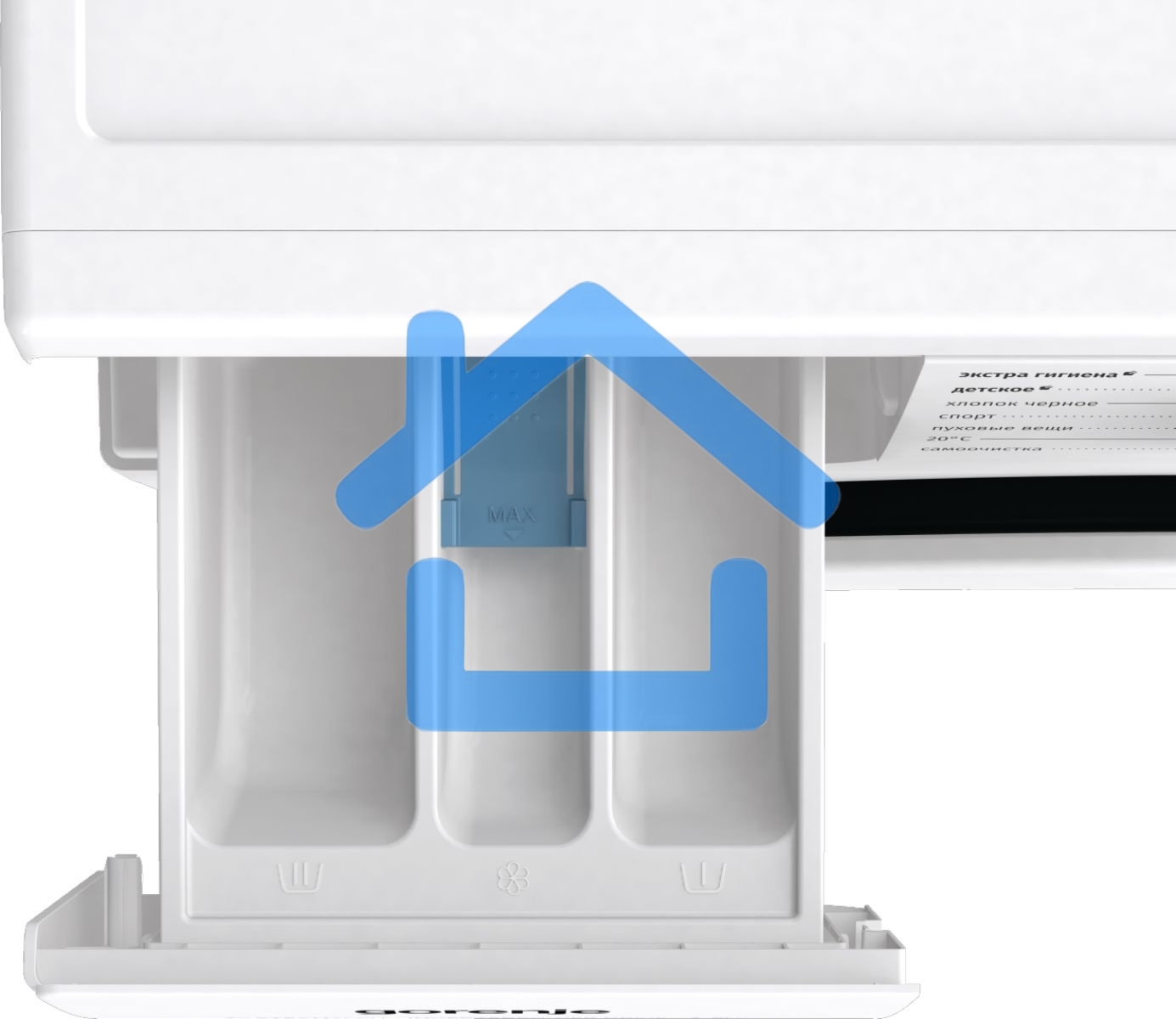 Стиральная машина Gorenje W1NHPI60SCS белый, загрузка фронтальная 6 кг, 1000 об/мин., класс: А