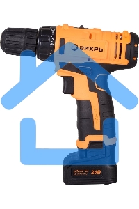 Дрель-шуруповерт Вихрь ДА-24Л-2к 72/14/18, Аккумуляторная, 24В