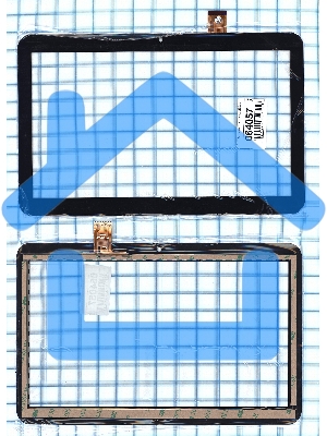 Сенсорное стекло (тачскрин) DY10218(V2), черное