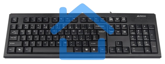 Клавиатура A4Tech KR-83 проводная, USB, черный