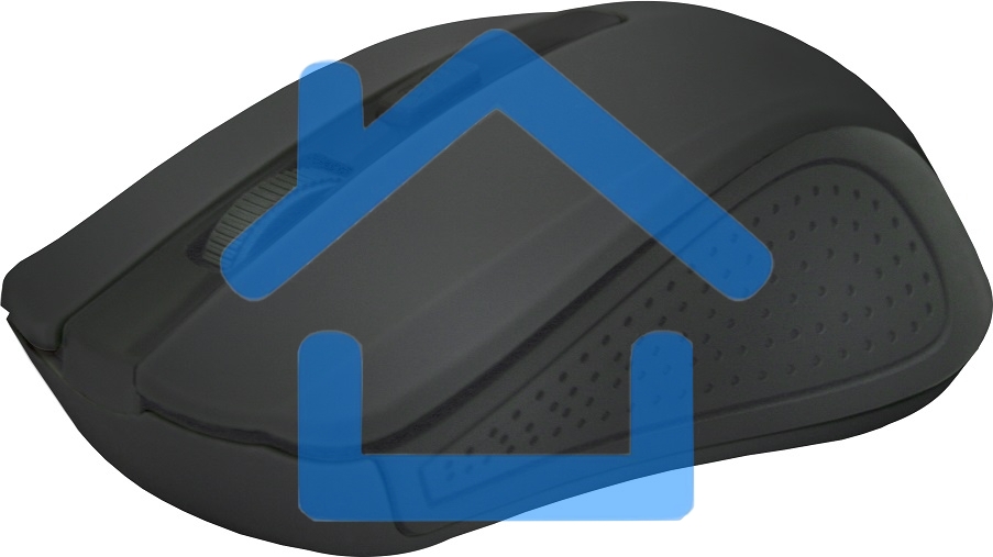 Мышь беспроводная Defender Accura MM-935 черный, 1600 dpi, радиоканал, USB, кнопки - 4