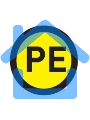 Наклейка PE (1шт) (d20мм) PROxima an-2-08 EKF