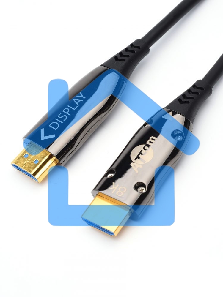 Кабель HDMI 15 м (HIGH speed, Metal gold, Optical) 8K VER 2.1 Кабель HDMI 15 м (HIGH speed, Metal gold, Optical) 8K VER 2.1