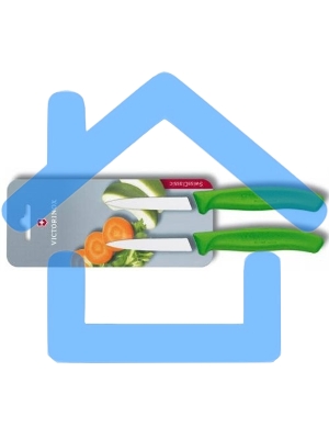 Набор ножей кухонных Victorinox Swiss Classic (6.7606.L114B) компл.:2шт салатовый блистер