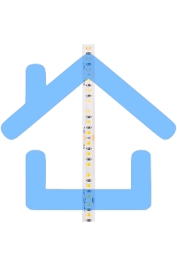 Лента светодиодная 24В, SMD2835, 9,6Вт/м, 120 LED/м, 3000K, 10мм, 5м,IP20 Rexant