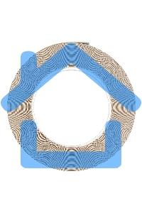 Лента металлизированная углоформирующая защитная, 30 м Сибртех