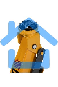 Домкрат гидравлический подкатной с фиксатором Denzel, 2 т, 130-330 мм 51153