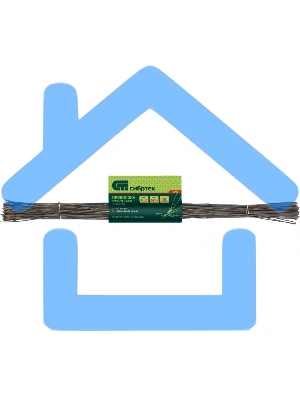 Проволока стальная в прутках 400мм/100шт, вязальная, термообработанная 1,4 мм Сибртех