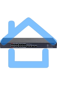 Коммутатор Dahua DH-CS4218-16ET-135 (L2) 16x100Мбит/с 2xКомбо (1000BASE-T/SFP) 16PoE 135W управляемый