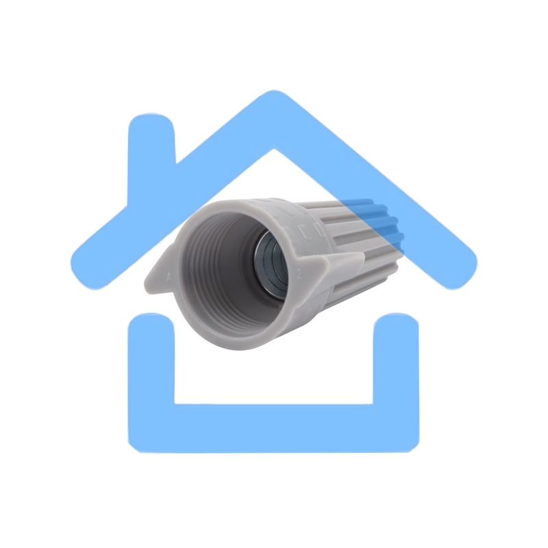 Соединительный изолирующий зажим Rexant с лепестками СИЗ-15 ø 14,9 мм (0,75-10 мм²), серый (50 шт./уп.)