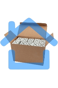 Клемма керамическая винтовая 16 мм² 2 пары контактов с крепежным отверстием (50 шт./уп.) Rexant