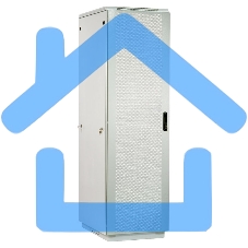 Шкаф телеком. напольный 42U (600x600) дверь перфорированная (ШТК-М-42.6.6-4ААА) (3 коробки)