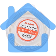 Трубка термоусаживаемая 10.0/5.0мм бел. ролик 2.44м Rexant 29-0051