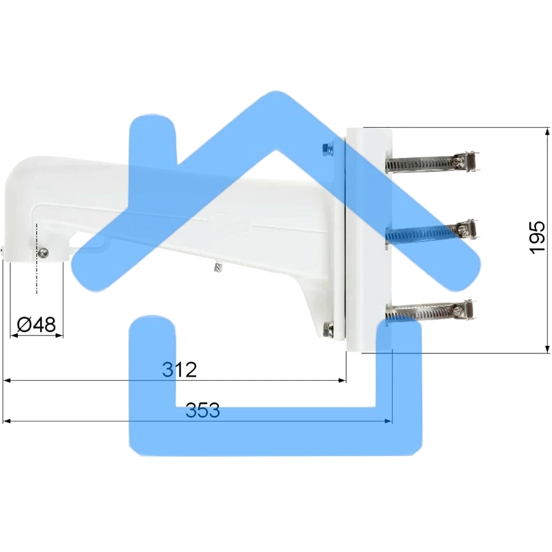 Кронштейн Hikvision DS-1602ZJ