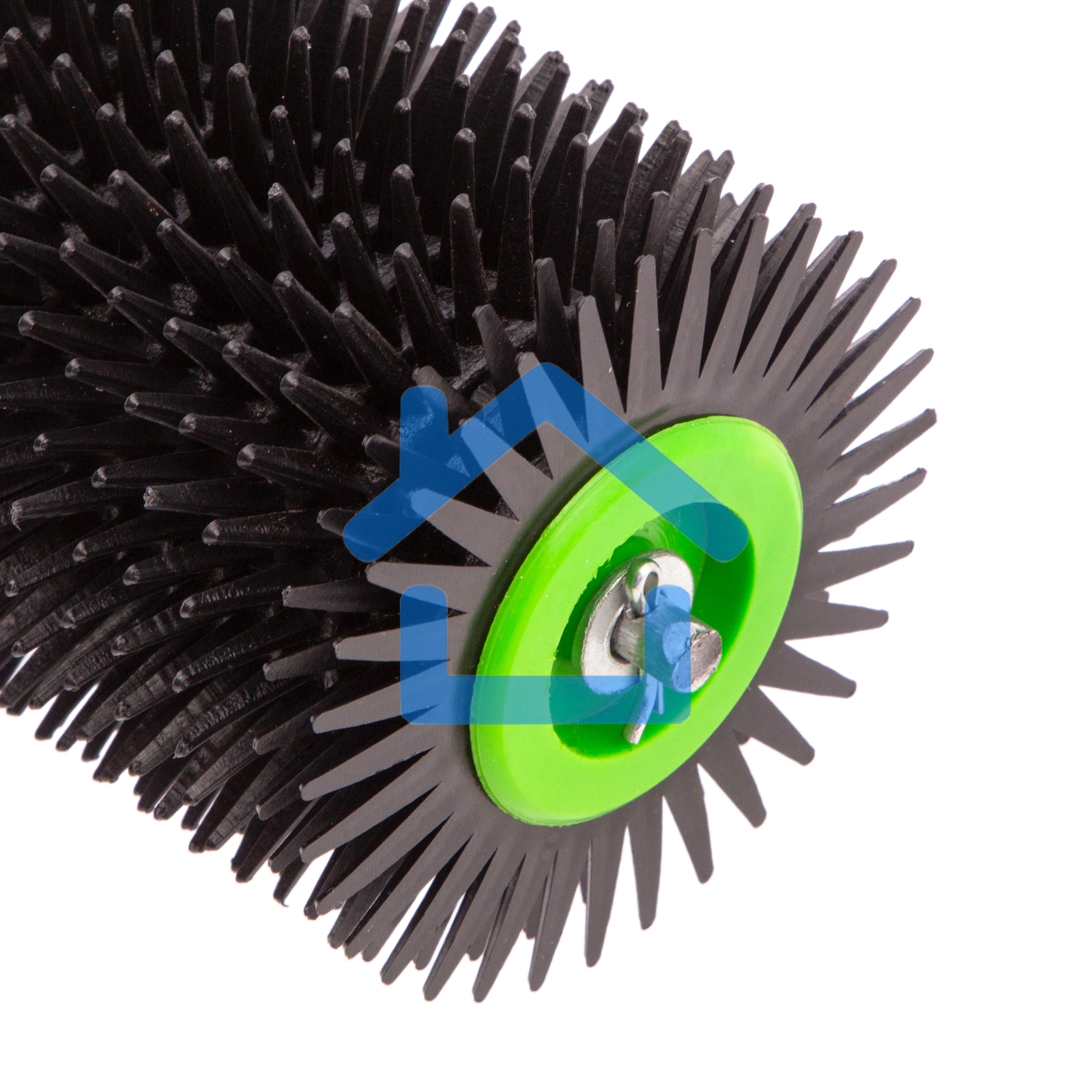 Валик игольчатый для наливных полов с ручкой, острая игла, 240 мм Сибртех