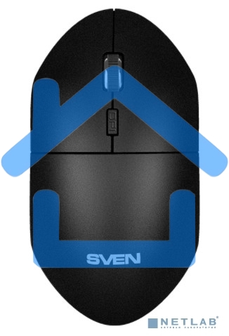 Мышь беспроводная SVEN RX-515SW черный, 1600 dpi, радиоканал, USB, кнопки - 4