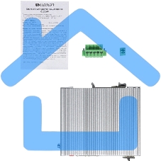 Коммутатор Unmanaged Industrial Switch 4x1000Base-T PoE, 2x1000Base-X SFP, PoE Budget 60W, Surge 4KV, -40 to 75°C