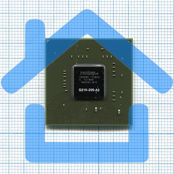 Чип GeForce G210, G210-205-A3