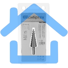 Сверло ступенчатое по металлу Сибртех 4-6-8-10-12-14-16-18-20 мм, 4241