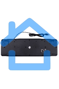 Комплект клавиатура + мышь проводной Гарнизон GKS-122, 104кл+3кн, 1000 DPI, 1.8м, черный