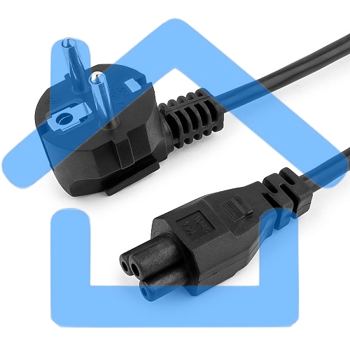Кабель Кабель питания для ноутбуков Gembird/Cablexpert, 3м, Schuko- C5, 10А (PC-186-ML12-3M)